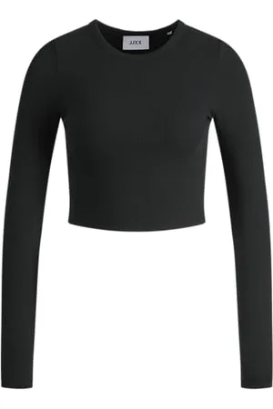 JJXX Jxfeline LS Rib Tee Noos T-Shirt, , S Donna
