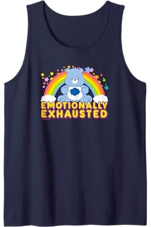Care Bears Emotionally Exhausted Rainbow Grumpy Bear Icon Canotta