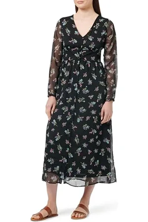 ONLY Onlmalina Life L/S Midi Dress Ptm Abito, , M Donna