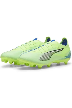 PUMA Ultra 5 Match Fg/Ag, Soccer Shoe Unisex - Adulto, Fizzy Apple White Bluemazing, 48 EU