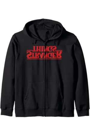 Stranger Things Netflix Upside Down Logo Felpa con Cappuccio