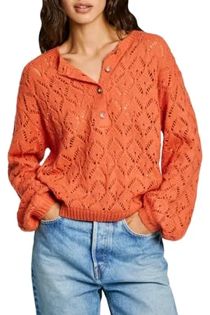 Pepe Jeans Hailey Polo Maglieria, ( Tramonto), XL Donna