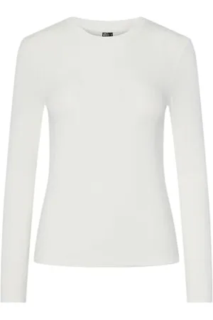 Pieces® Pcmaria LS Top Noos BC Maglietta a Maniche Lunghe, , M Donna