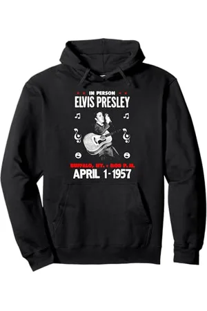 Elvis Presley Official Gig Poster Felpa con Cappuccio