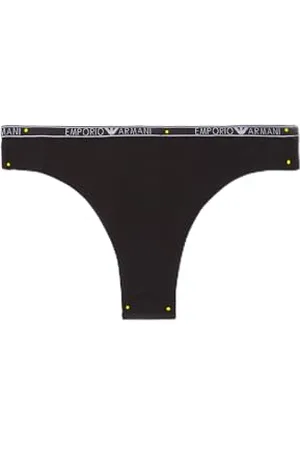 Emporio Armani Essential Studs Logo 2-Pack Brasilian Underwear, , XL Women
