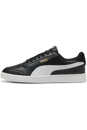 PUMA Shuffle, Sneaker Unisex-Adulto, Black White Team Gold, 37.5 EU