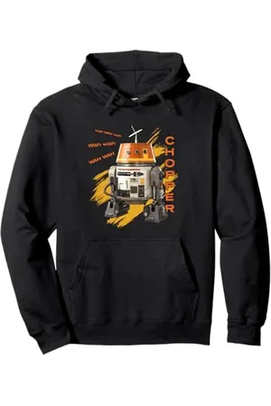 STAR WARS Ahsoka Rebels Chopper Droid Speak Wah Wah Wah Felpa con Cappuccio
