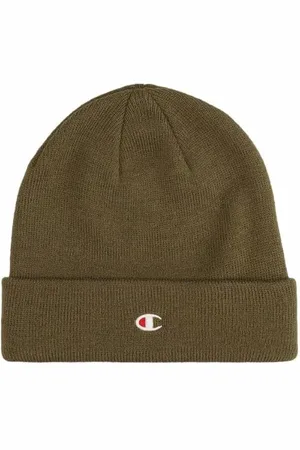 Champion Lifestyle Caps (806065) -Recycled Acrylic Knitted Yarn Embroiedered C-Logo Berretto, (GNUM), Taglia Unica Unisex-Adulto