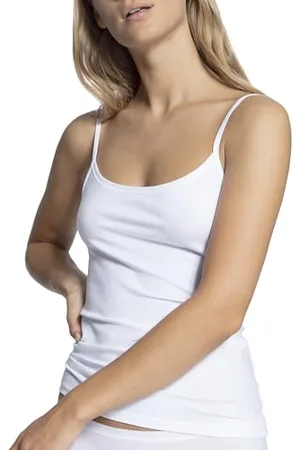 Calida Natural Comfort Vestaglia, (Weiss 001), 38 (Taglia Produttore: XX-Small) Donna