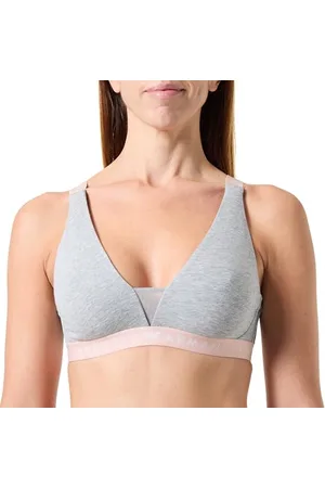 Emporio Armani Iconic Logoband Bralette Bra, , M Women