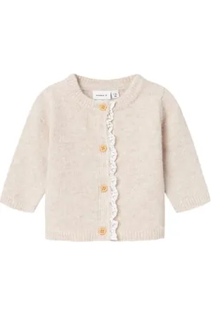 NAME IT Nbfrikimmi LS Knit Card Maglione Cardigan, , 56 Bimba