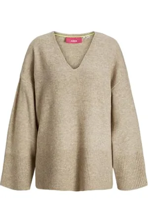 JJXX Jxlucca-Maglia con Scollo a V Maglione Lavorato, , M Donna
