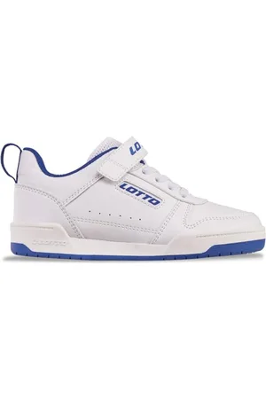 Lotto Scarpe da Ginnastica, Bianco/Blu, 26 EU
