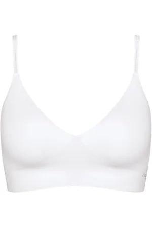 Sloggi Donna Body Adapt Bralette, Bianco, XS plus