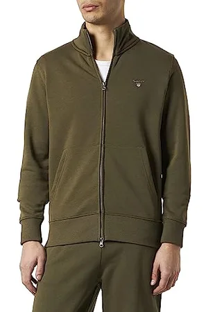 GANT ORIGINAL FULL ZIP CARDIGAN, Maglione cardigan Uomo, ( RACING GREEN ), XS