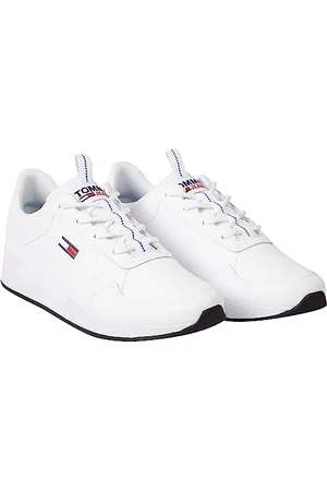 Tommy Hilfiger Sneakers da Runner Uomo Flexi Scarpe Sportive, (White), 40 EU