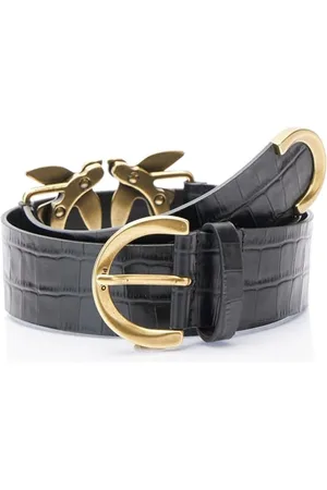 Pinko CHAVAL H4 Belt Pelle ST.Cocco Cintura, , S Donna