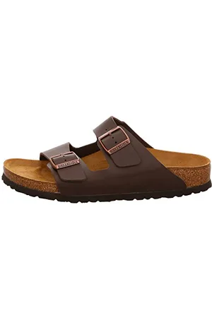 Birkenstock 51703 Arizona Sandali unisex adulto, Marrone (Dunkelbraun), 35