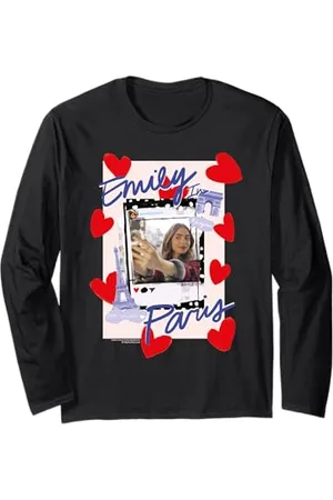 Emily in paris Cornice per selfie con cuori Maglia a Manica