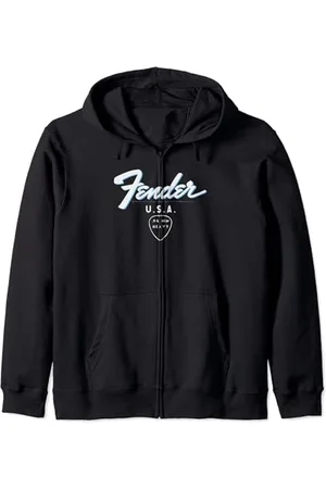 Fender U.S.A. .96 MM Heavy Classic Guitar Pick Poster Felpa con Cappuccio