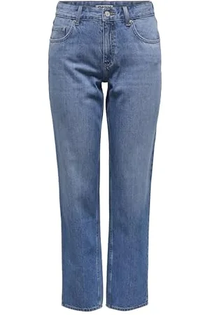 ONLY Onllumi MW Mom Straight DNM Pim920 Noos Jeans Fit, , 3XL / 30L Donna