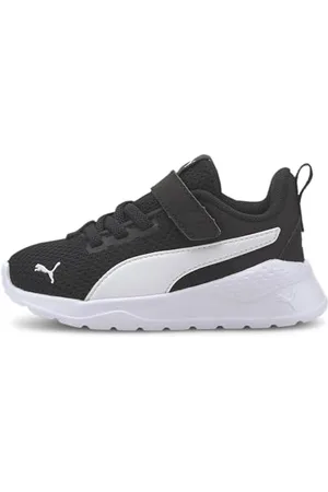 PUMA Anzarun Lite Ac Inf, Scarpe da ginnastica Unisex - Bimbi 0-24, Black White, 26 EU