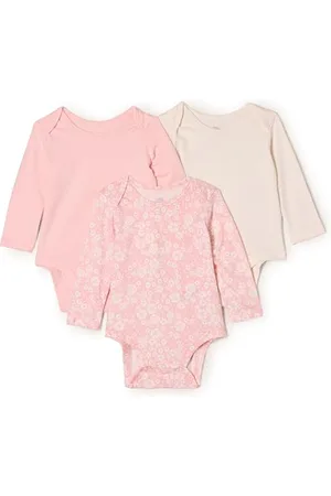Amazon X Sofia Grainge Body Girocollo a Maniche Lunghe Unisex Bimbi, Pacco da 3, , 6-9 mesi