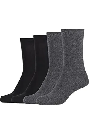 Camano 1102000000 Calze, (Dark Grey Melange 9700), 39/42 (Pacco da 4) Donna