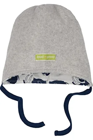 loud + proud Berretto in Pile, Certificato GOTS, , 98-104 Unisex-Bambini e Ragazzi