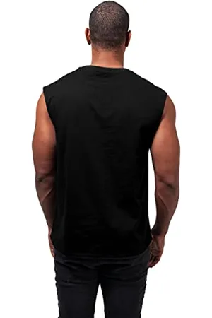Urban classics Canotta Uomo Oversize, Canottiera con Maniche dallo Stile non Rifinito per Allenamento, Palestra, Tank Top Sportivo, Taglie S - XXL