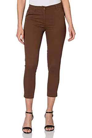Sisley Trousers 4ED455847 Pantaloni, Multicolor 23n, 40 Donna