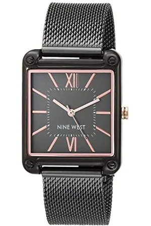 Nine West Orologio da donna con cinturino in maglia mesh