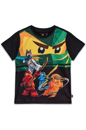 LEGO Wear LWTANO 627-T-SHIRT T-Shirt, Black, 110 Bambino