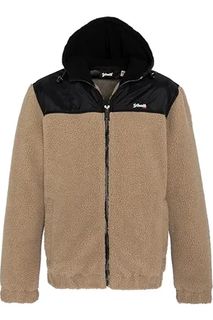 Schott NYC Swward2 Felpa in Pile con Cappuccio, , 27 W Uomo