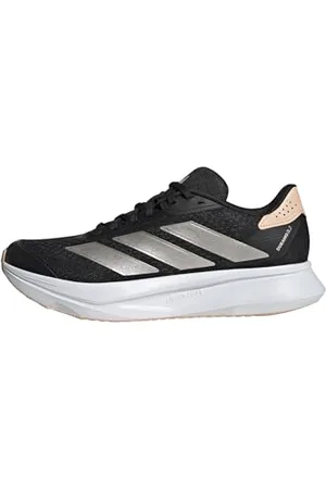 adidas Duramo SL 2 Running Shoes, Scarpe da Corsa Donna, Core Black/Champagne Met./Powder Coral, 45 1/3 EU