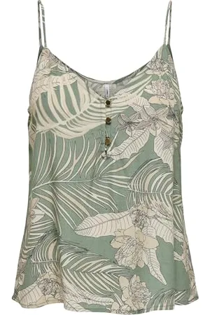 ONLY Onlpalina Life Singlet Ptm Top con Bretelle, , S Donna