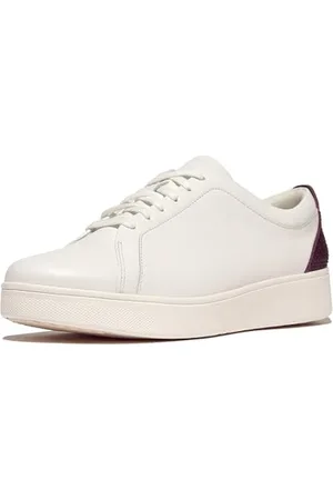 FitFlop Sneakers Rally in Pelle con Retro in Cristallo, Scarpa Donna, , 38 EU