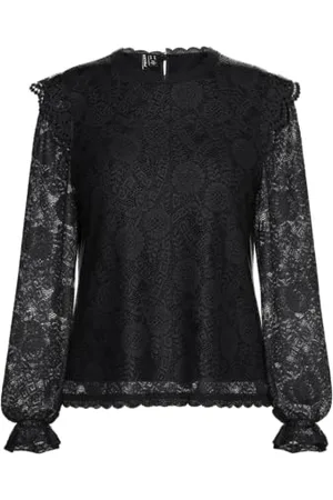 Pieces® Bestseller A/S Pcolline LS Lace Top Noos BC, , XS Donna