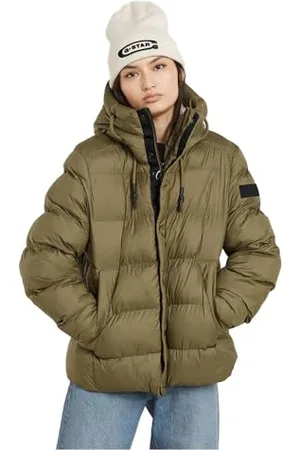 G-Star Donna Whistler Short Puffer, (antic green D25186-B958-735), L