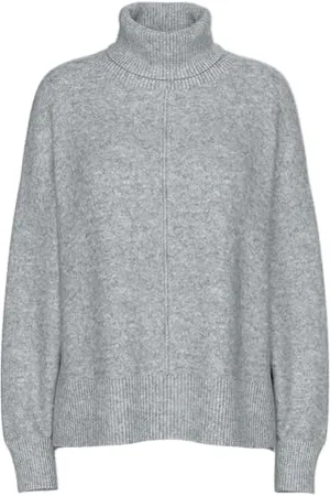 Pieces® Pcmalou LS Rollneck Knit Noos BC Maglione Lavorato a Maglia, , S Donna