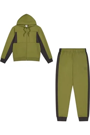 Champion Legacy C-Tech (220410) -TCV Stretch Poly-Cotton Interlock Hooded Tuta Sportiva, (GNUM/PHA), XXL Uomo