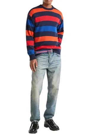 Benetton Maglia G/C M/L 18AYK107Y Maglione, , S Uomo