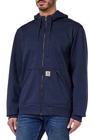 Carhartt Felpa Wind Fighter®, Relaxed Fit, media pesantezza, Full-Zip Uomo, , XS
