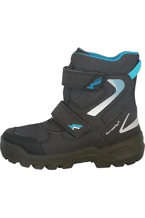 Lurchi 63L1033010, Stivaletto, Black-Turquoise, 27 EU Larga