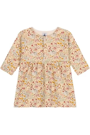 Petit Bateau A0BKK Abito A Maniche Lunghe Bimba 0-24 6 Mesi