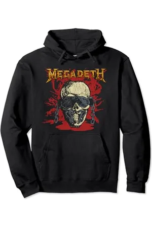 Megadeth Vintage Vic Schizzo Felpa con Cappuccio