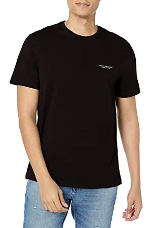 Armani Exchange Short Sleeve Micro Milano/NY Logo T-Shirt, T-Shirt