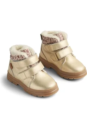 WHEAT Unisex Winterschuh Dry Tex Wasserdicht-atmungsaktiv gefüttert und Warm Leder, Scarpe da Neve Bambini, , 24 EU
