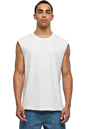 Urban classics Canotta Uomo Oversize, Canottiera con Maniche dallo Stile non Rifinito per Allenamento, Palestra, Tank Top Sportivo, Taglie S - XXL