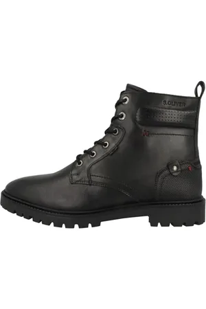 QS by s.Oliver Lace Boot Flat 5-15220-43-Stivale, Stivaletto Uomo, , 43 EU